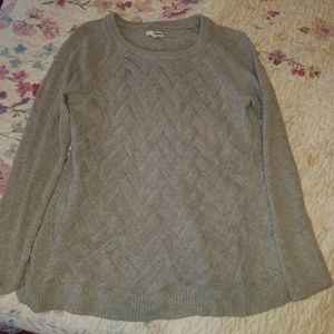 3 for $25: Sonoma Gray Patterned Sweater